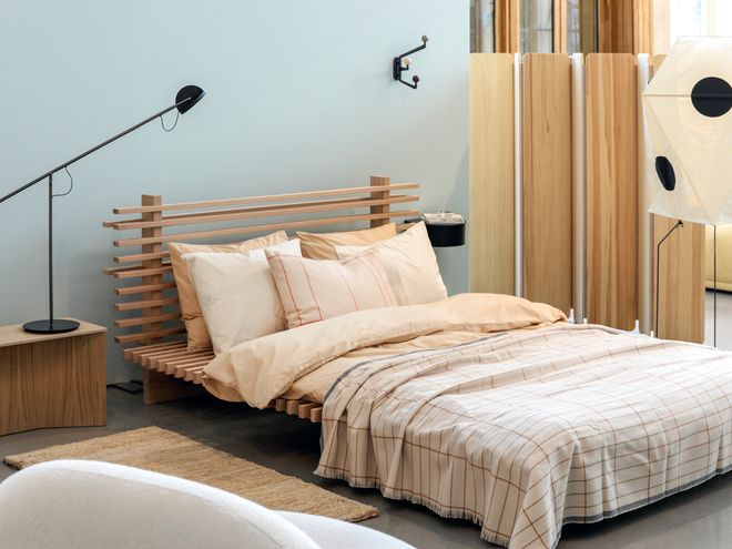 Collaboratorio  Cubile 160 bed, beech