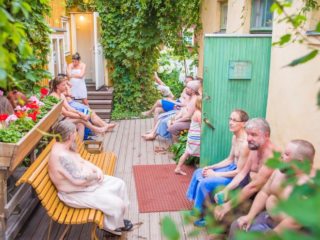 Rajaportin sauna
