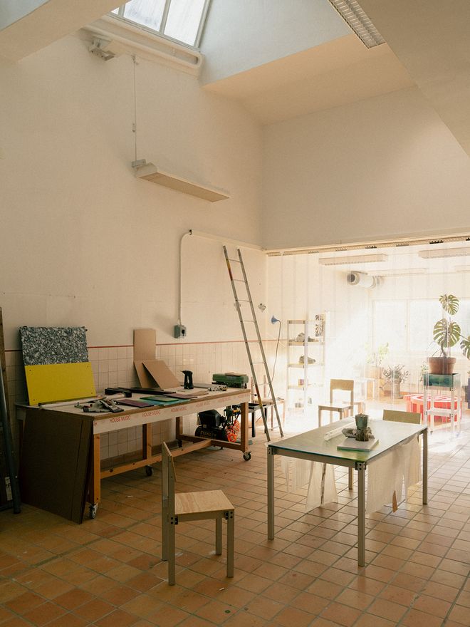 Fredrik Paulsen's studio in Stockholm