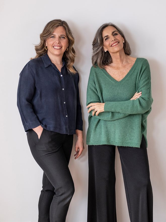 A portrait of Nani Marquina and her daughter Maria Piera Marquina