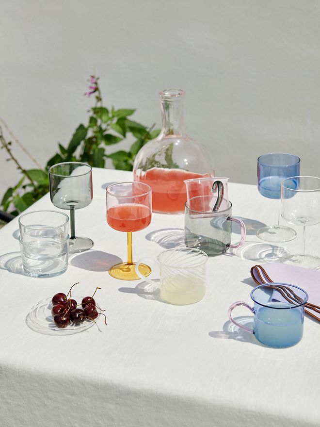 HAY Tint wine glasses