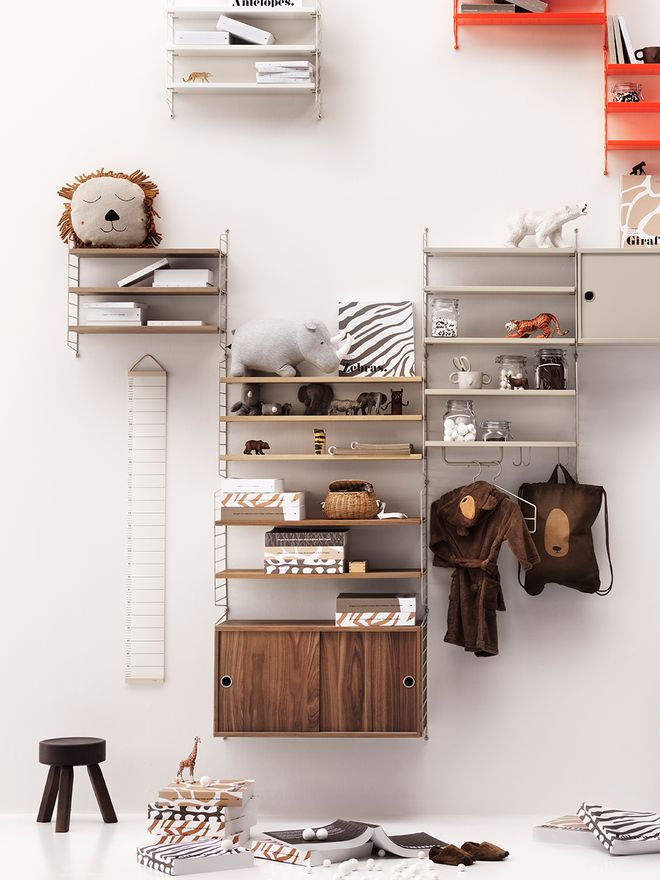 String Furniture  String Pocket shelf, beige