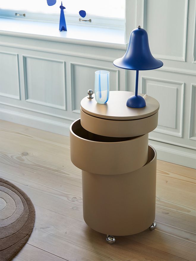 Verpan Barboy trolley in mushroom