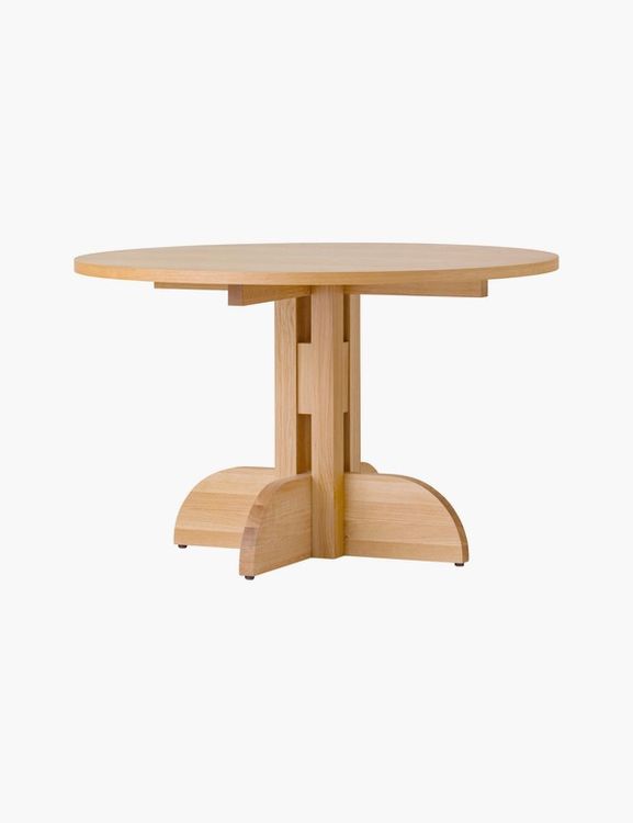 Puffin dining table, 120 cm, oak veneer