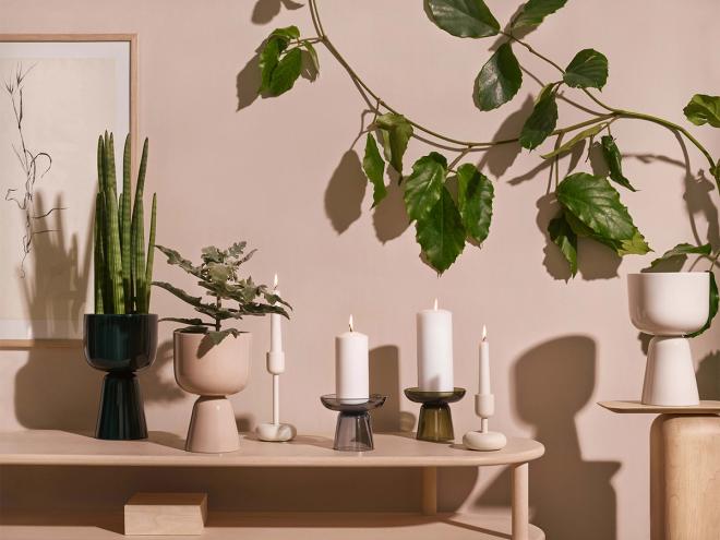 Iittala Nappula pots and candleholders