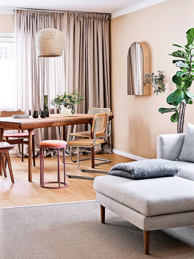 A Helsinki apartment in soft and warm tones