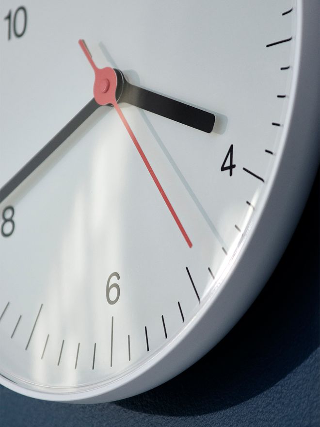 HAY Wall Clock 2023, white