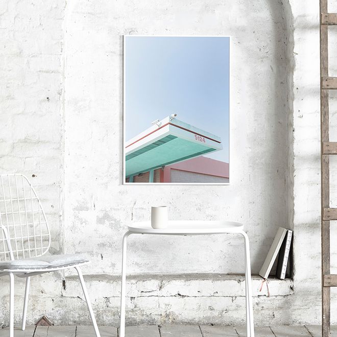 Paper Collective Los Angeles is Pink poster