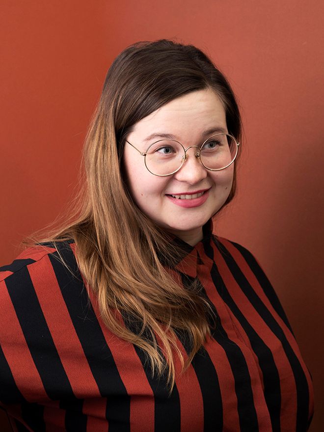 Designer Hanna Anonen, the curator of Pieces of Hope.