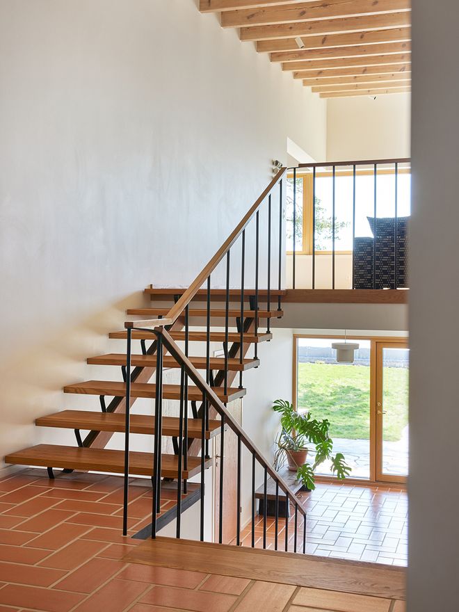 1950s staircase in a private home