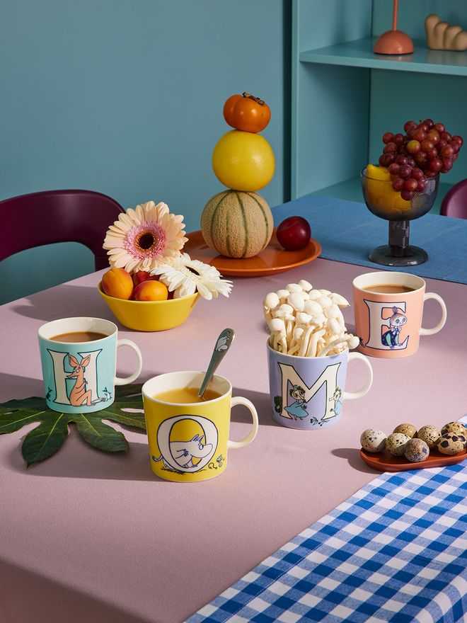 Moomin by Arabia ABC-muumimukit, HOME