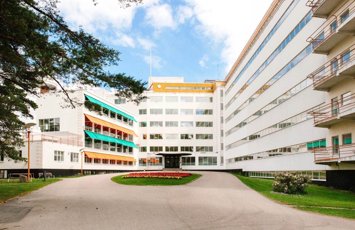 Facade of Paimio Sanatorium