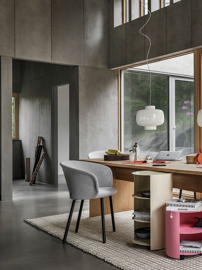 An image featuring the interior of Villa Radal, a private home designed by Olson Lyckefors architects.