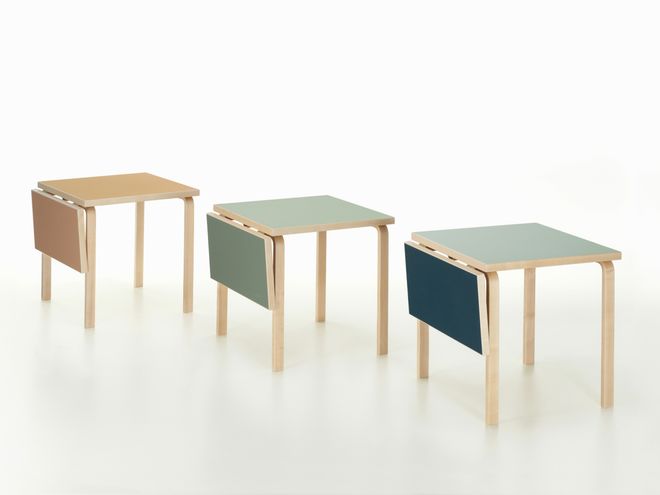 Artek spring arrivals: The return of foldable tables and the many shapes of benches