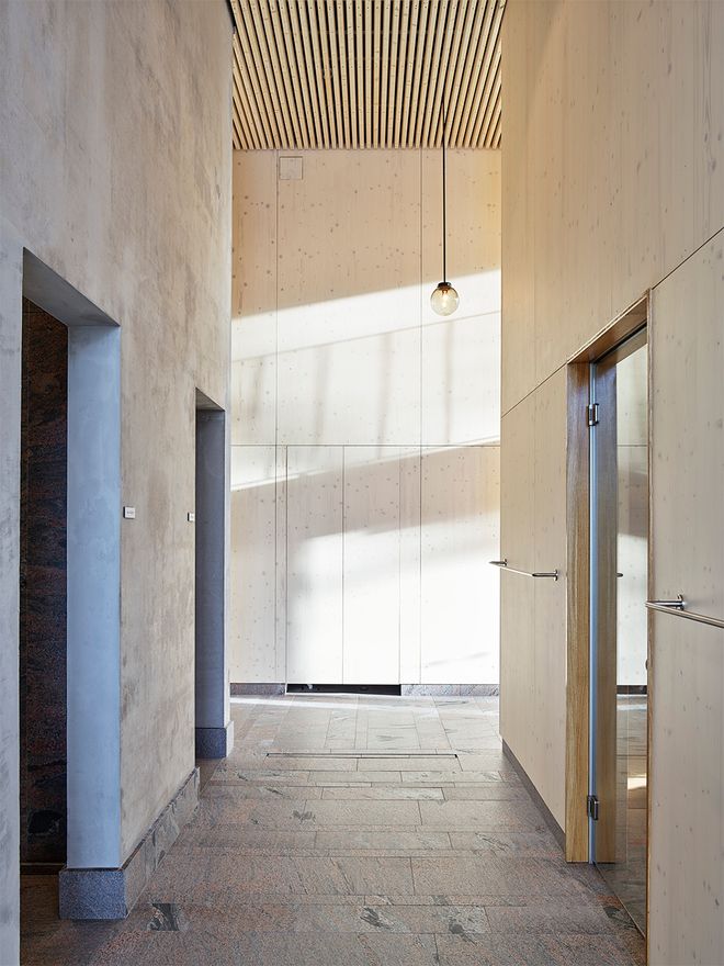 An image of Andrum spa's interior.