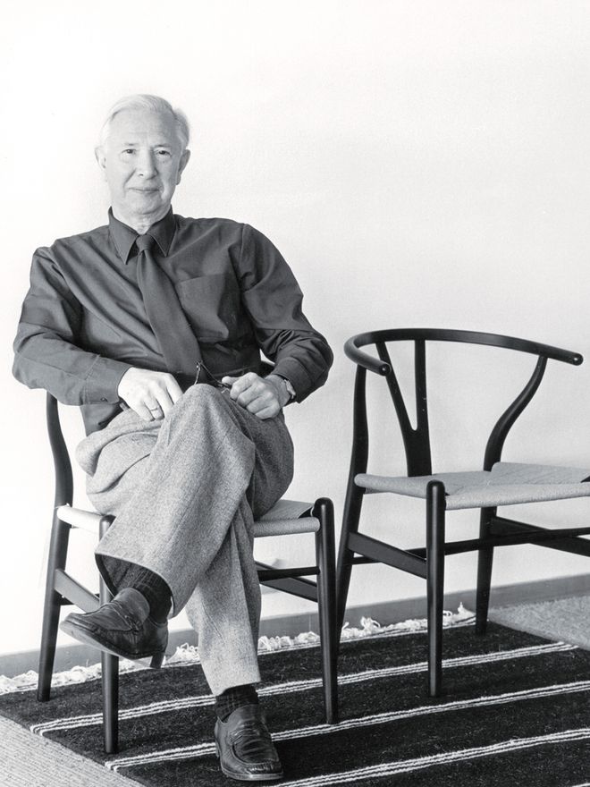 Designer Hans J. Wegner, portrait