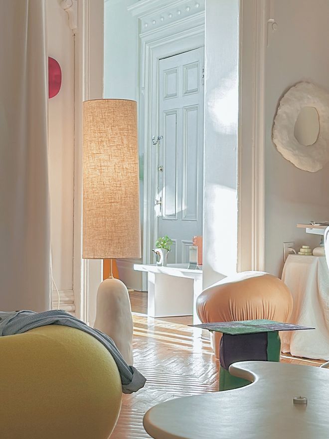 An image featuring interior decor influencer Lauren MacLean's Montreal home.