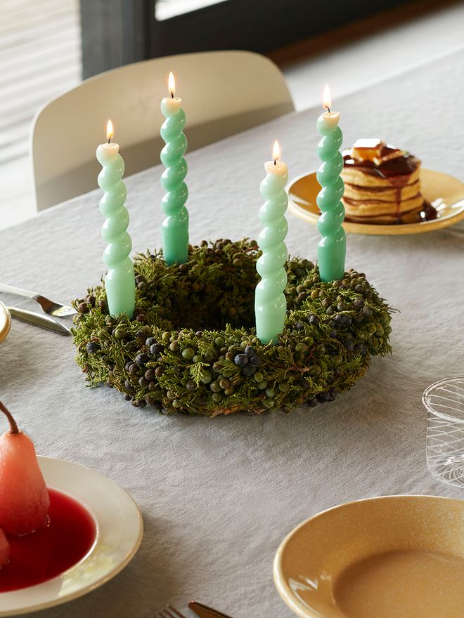HAY Spiral candles