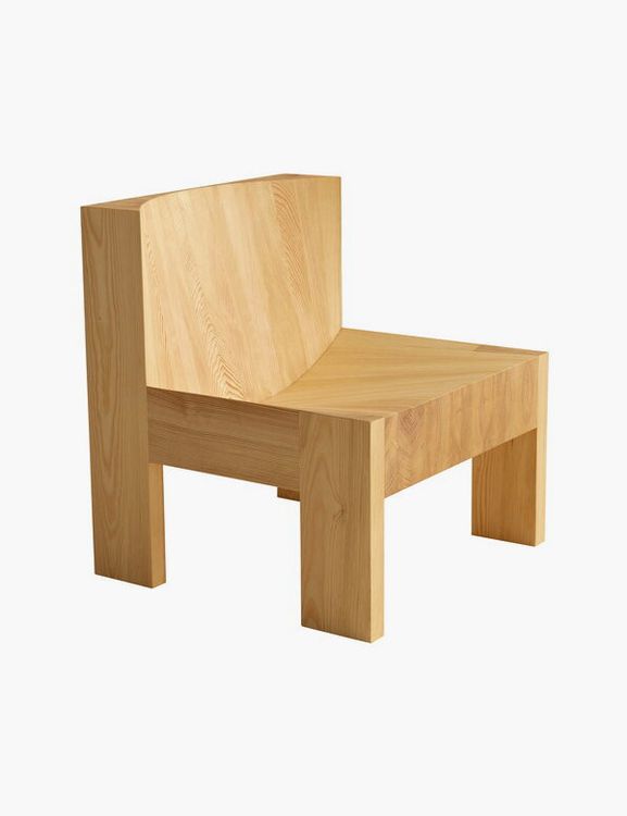 005 lounge chair, pine