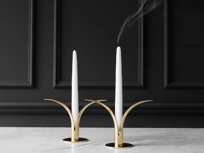 Skultuna Lily candlestick