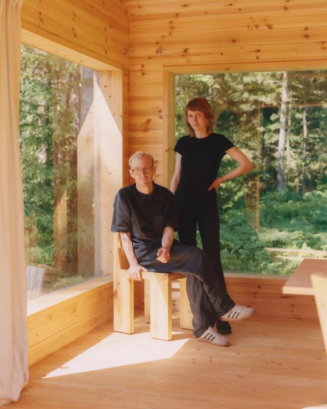 Portrait of Staffan Sundström and Linn Henrichson