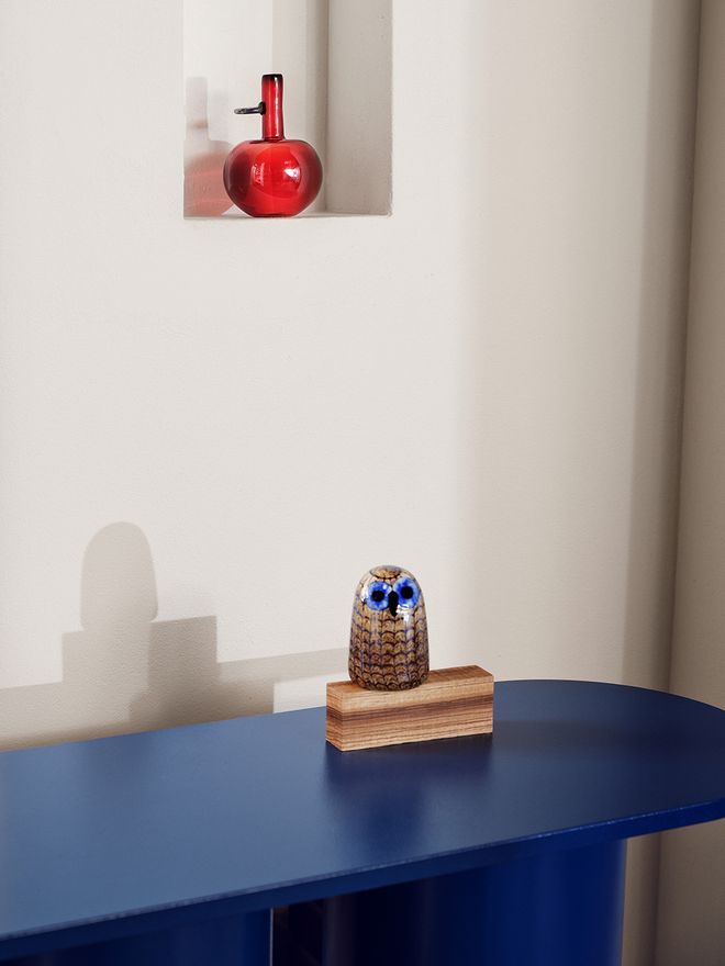 Iittala Birds by Toikka Owlet, brown
