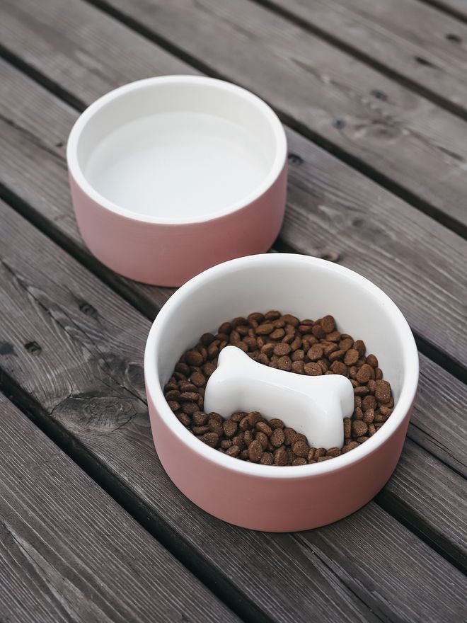 PAIKKA Slow Feed bowl M, pink