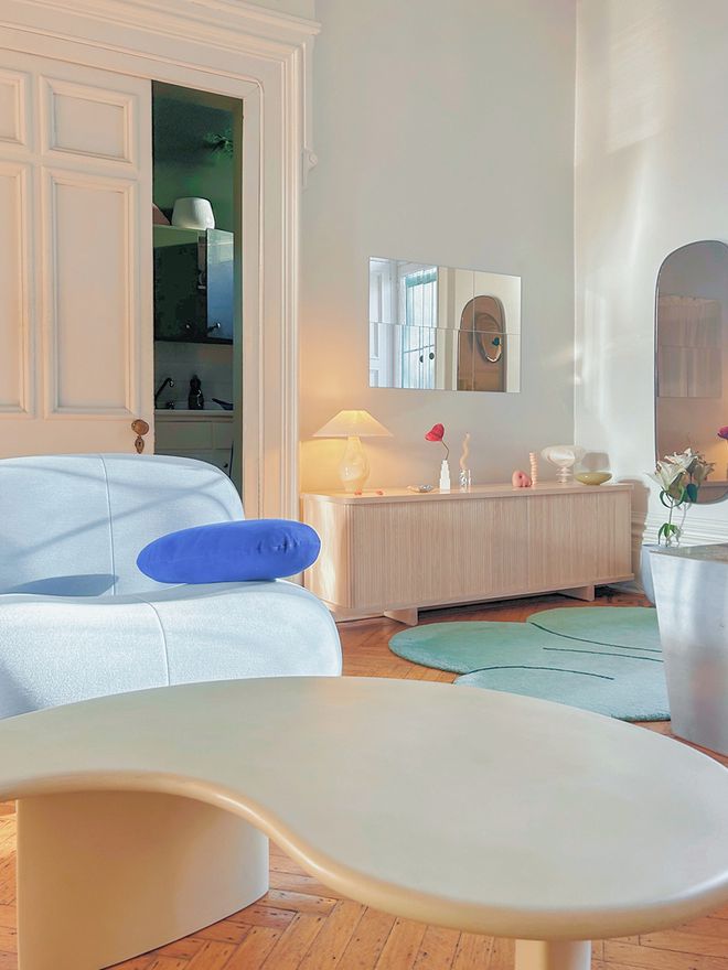 An image featuring interior decor influencer Lauren MacLean's Montreal home.