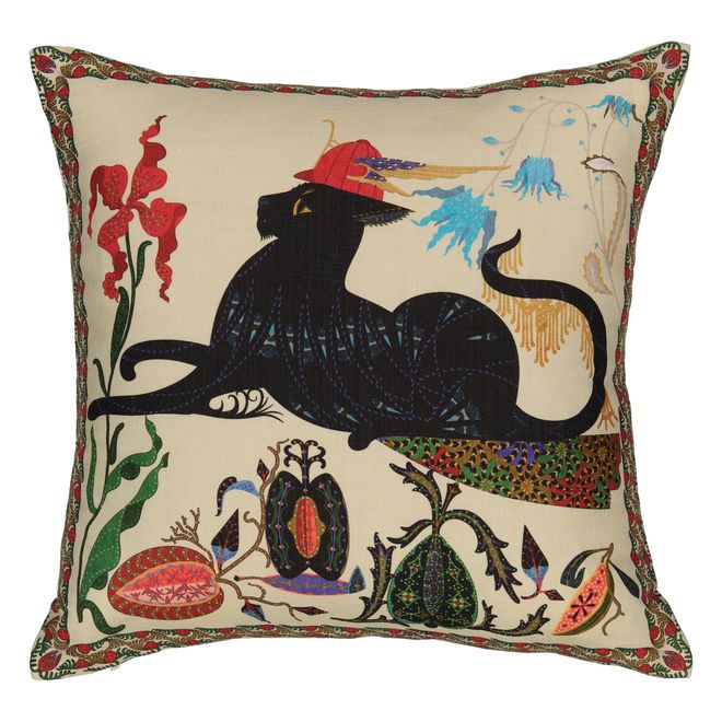 Klaus Haapaniemi  Les Chats Putte cushion cover, linen