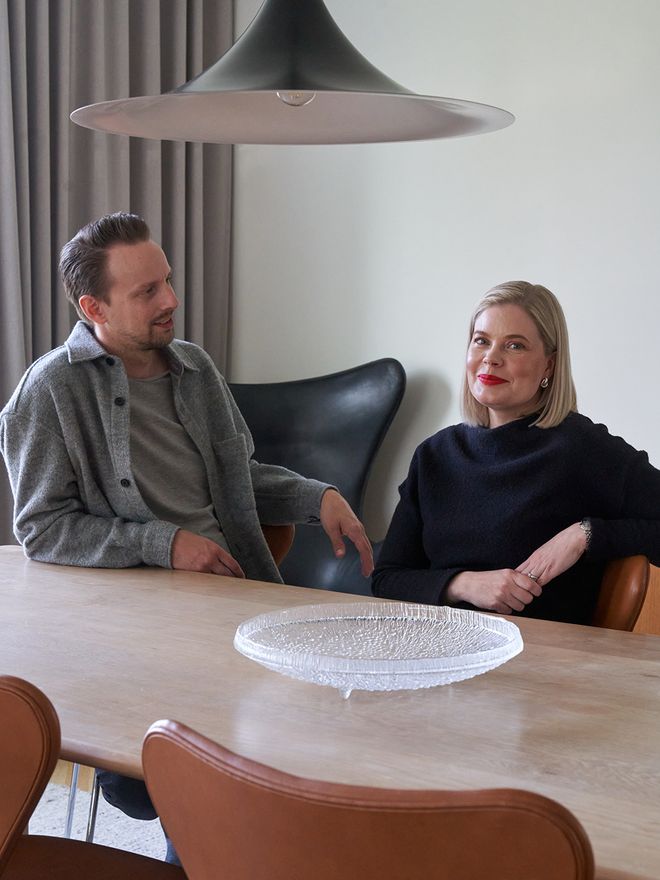 Juha Koskinen ja Pauliina Tenho potretissa