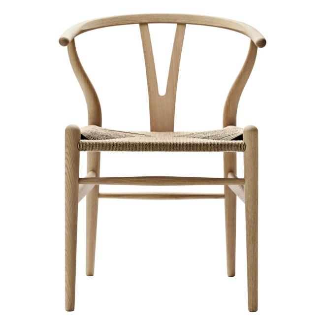 Carl Hansen & Søn CH24 Wishbone chair, soaped oak - natural cord