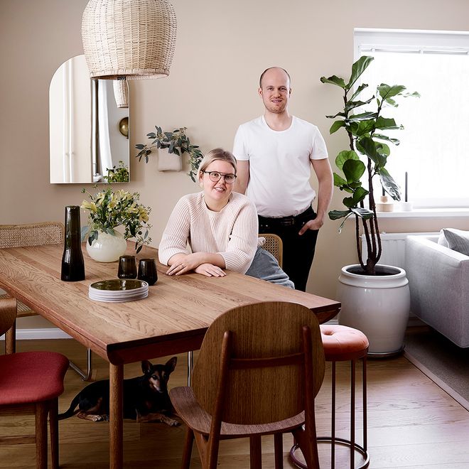 A Helsinki apartment in soft and warm tones