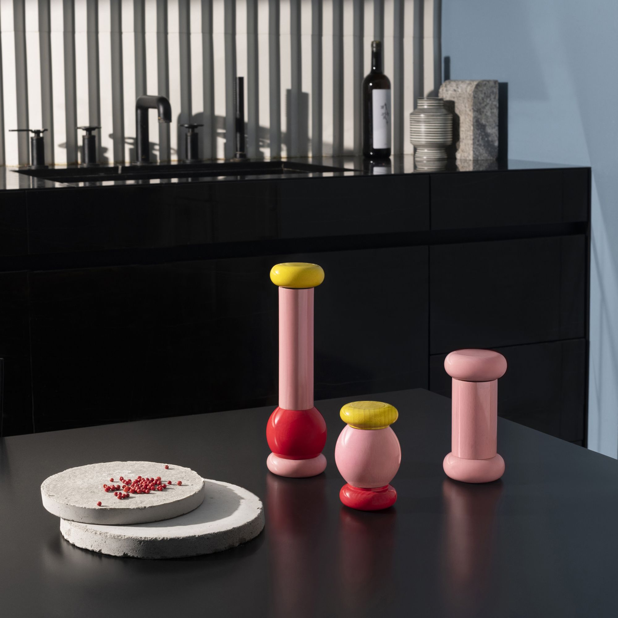 Sottsass Collection＞Alessi Twergiシリーズ＿木製エッグカップ②＿