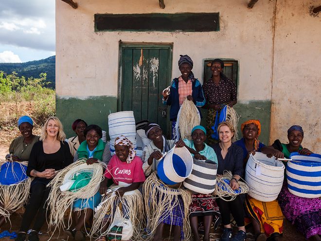 Mifuko’s baskets combine Finnish design and Kenyan craftsmanship