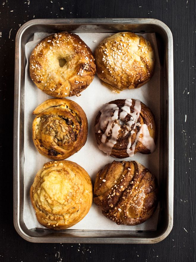 Cinnamon rolls by Café Puusti in Tampere, Finland