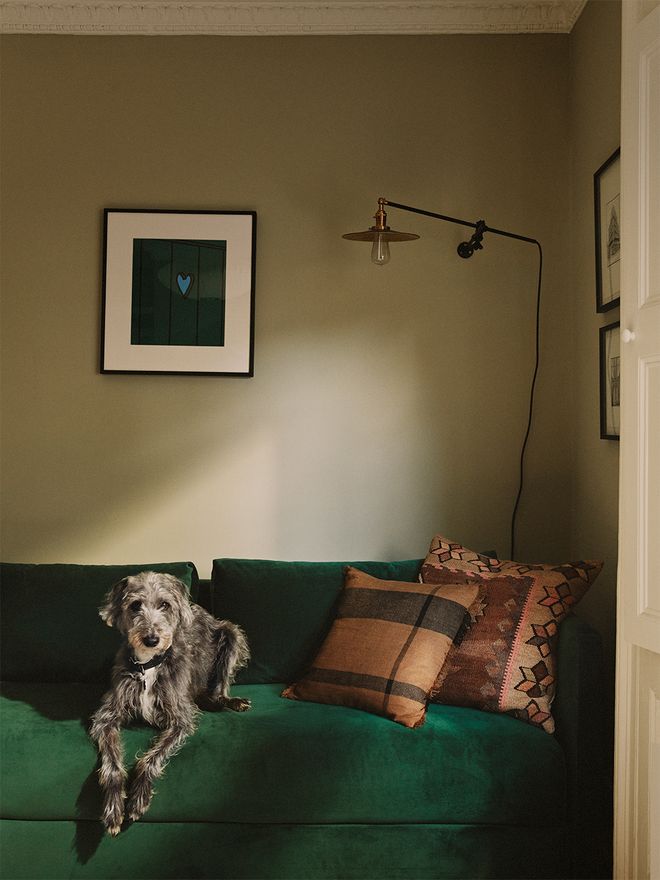Ferm Living Dry cushion, 50 x 50 cm, sugar kelp - black