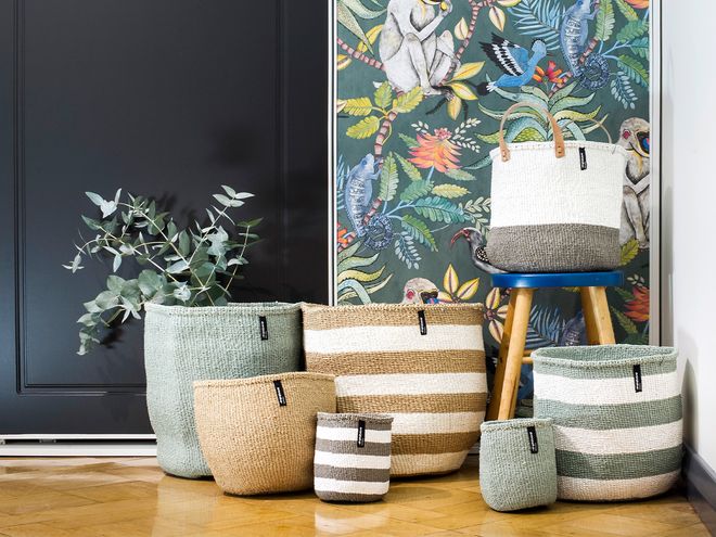 Mifuko’s baskets combine Finnish design and Kenyan craftsmanship