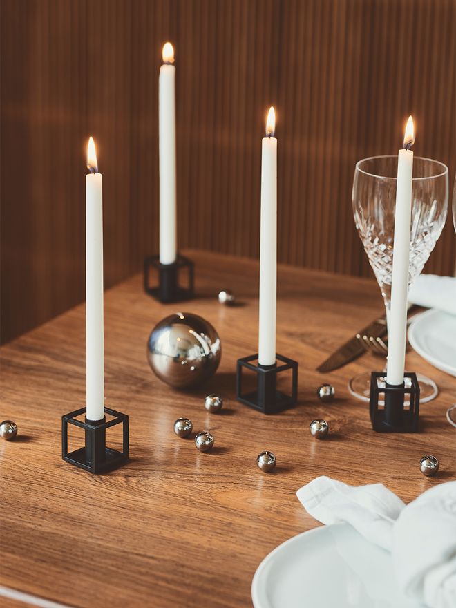 An image with several by Lassen's Kubus 1 candleholders