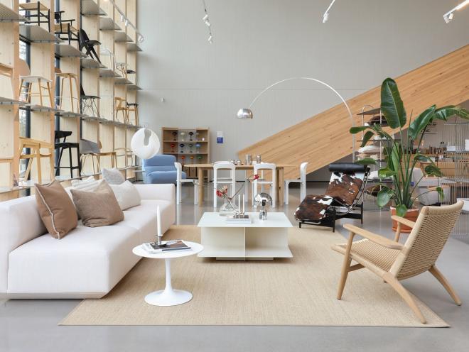 A view of Finnish Design Shop's showroom in Turku, Finland