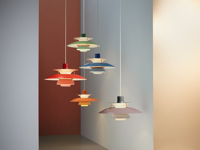 Louis Poulsen PH 5 pendant, red