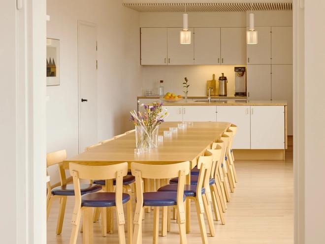 Several Aalto Chair 69's