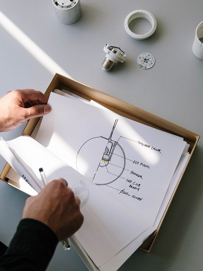 The Menu TR Bulb moves from a space and situation to another