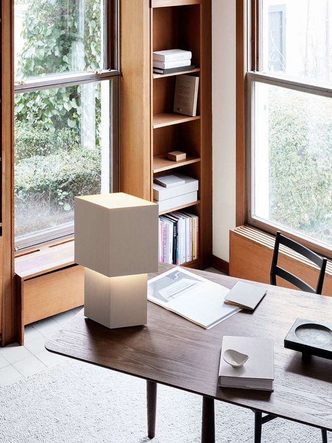 Pholc Romb 48 table lamp, cotton