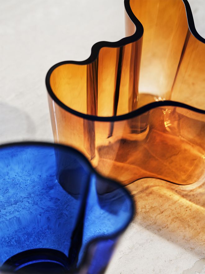 Iittala Aalto maljakko kupari, vuosiväri 2022