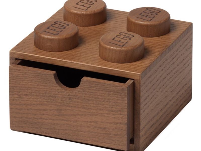 Viikon uutuus: Lego Wooden Desk Drawer -säilytyslaatikko