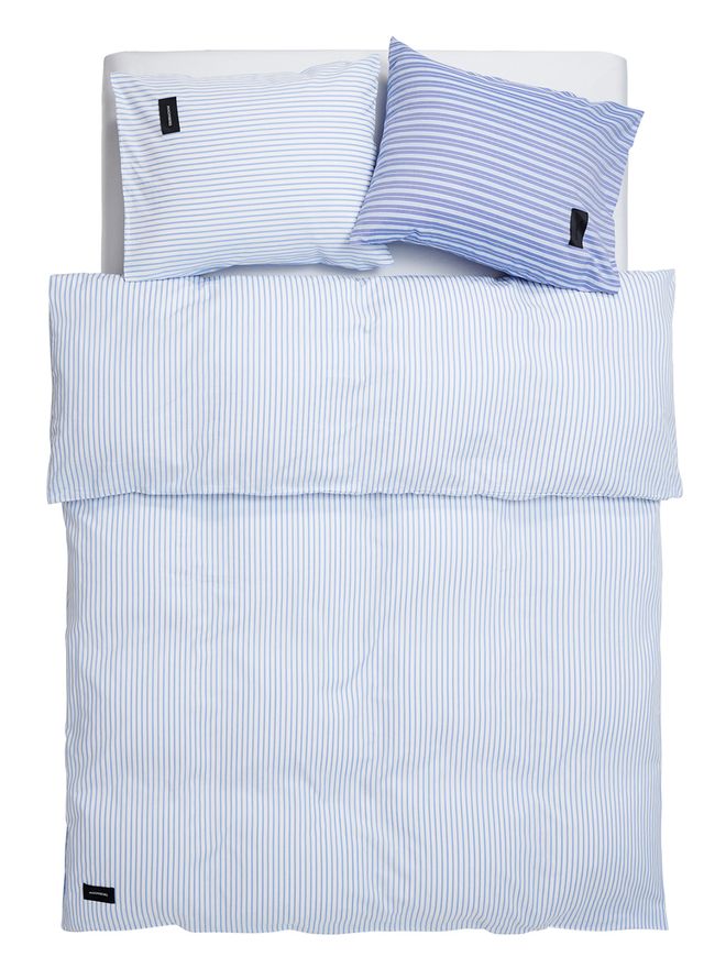 Magniberg  Wall Street Oxford duvet cover, striped white