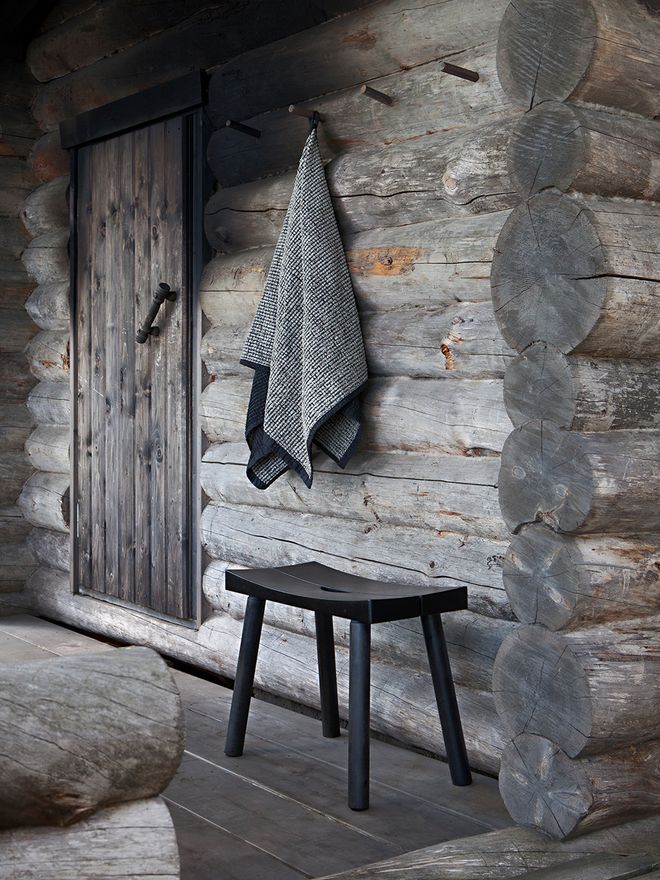 Periferia stool, black