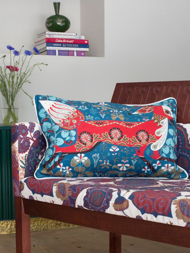 Klaus Haapaniemi & Co.  Running Fox cushion cover, linen-cotton