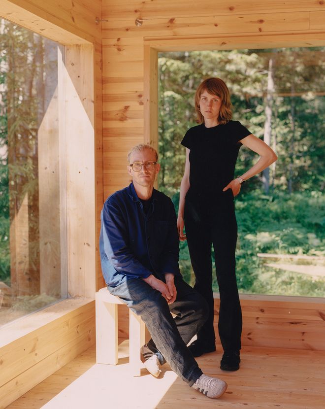 Portrait of Staffan Sundström and Linn Henrichson