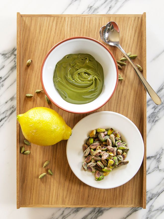 Pistachio buns, recipe